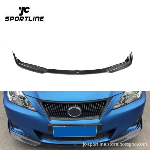 Carbon Fiber Front Bumper Lip for Lexus IS250 Base Sedan 4-Door 11-12